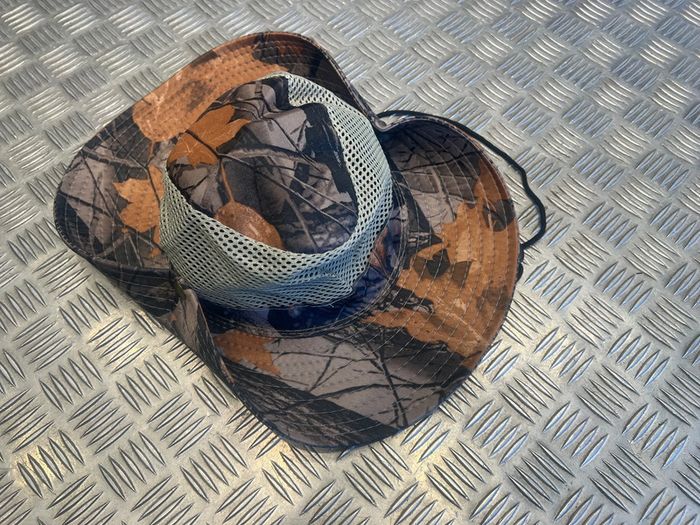 Chapeau camouflage protection solaire maille respirante chasse peche camping randonnée jungle - photo numéro 2
