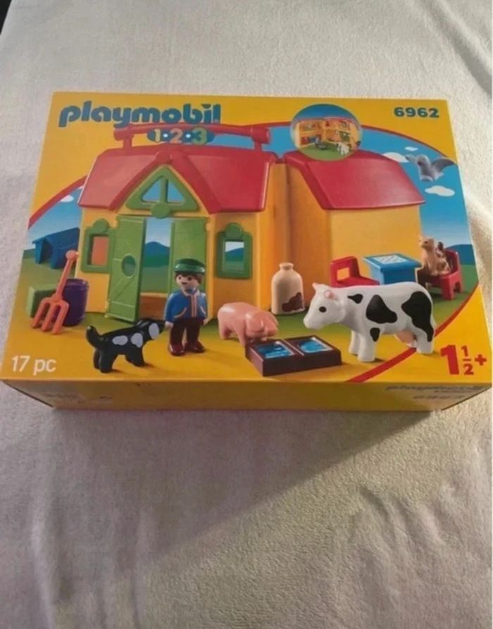 Playmobil - Ferme transportable avec animaux