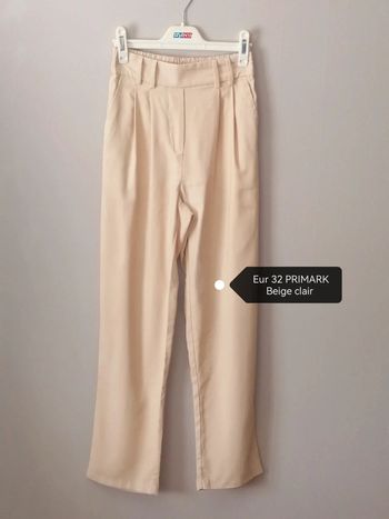 Pantalon crème Eur 32 Primark