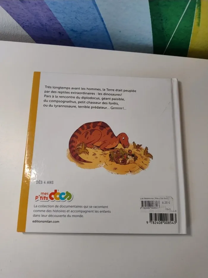 Livre enfant 4+ans les dinosaures - photo numéro 2