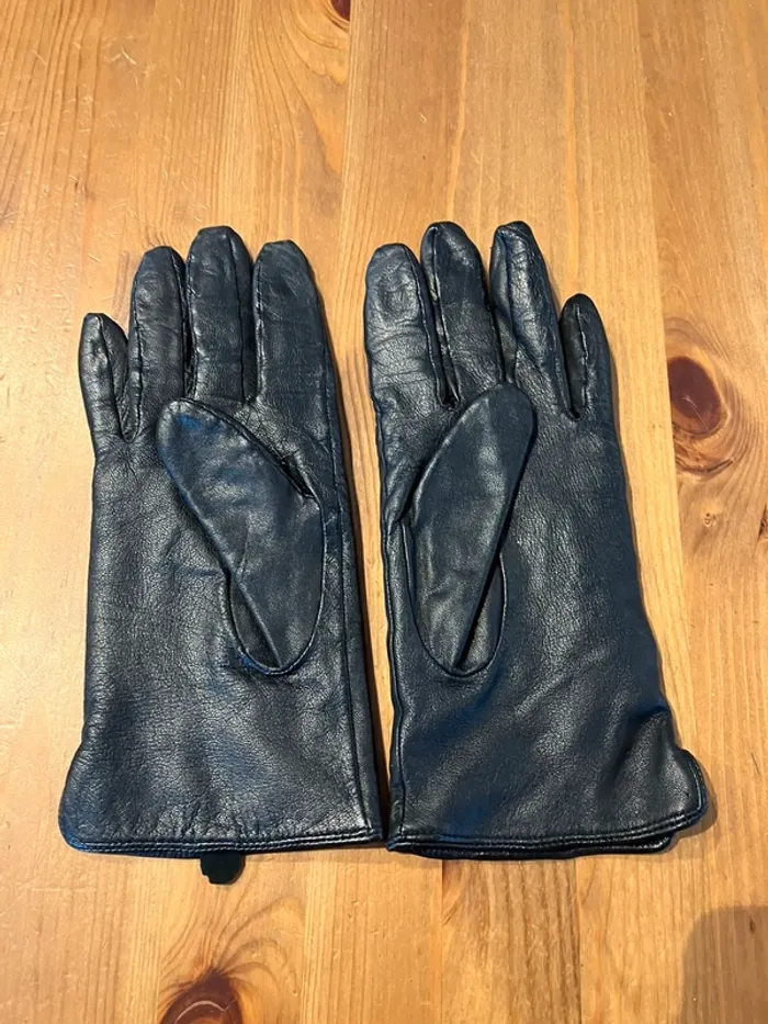 Paire gants cuir