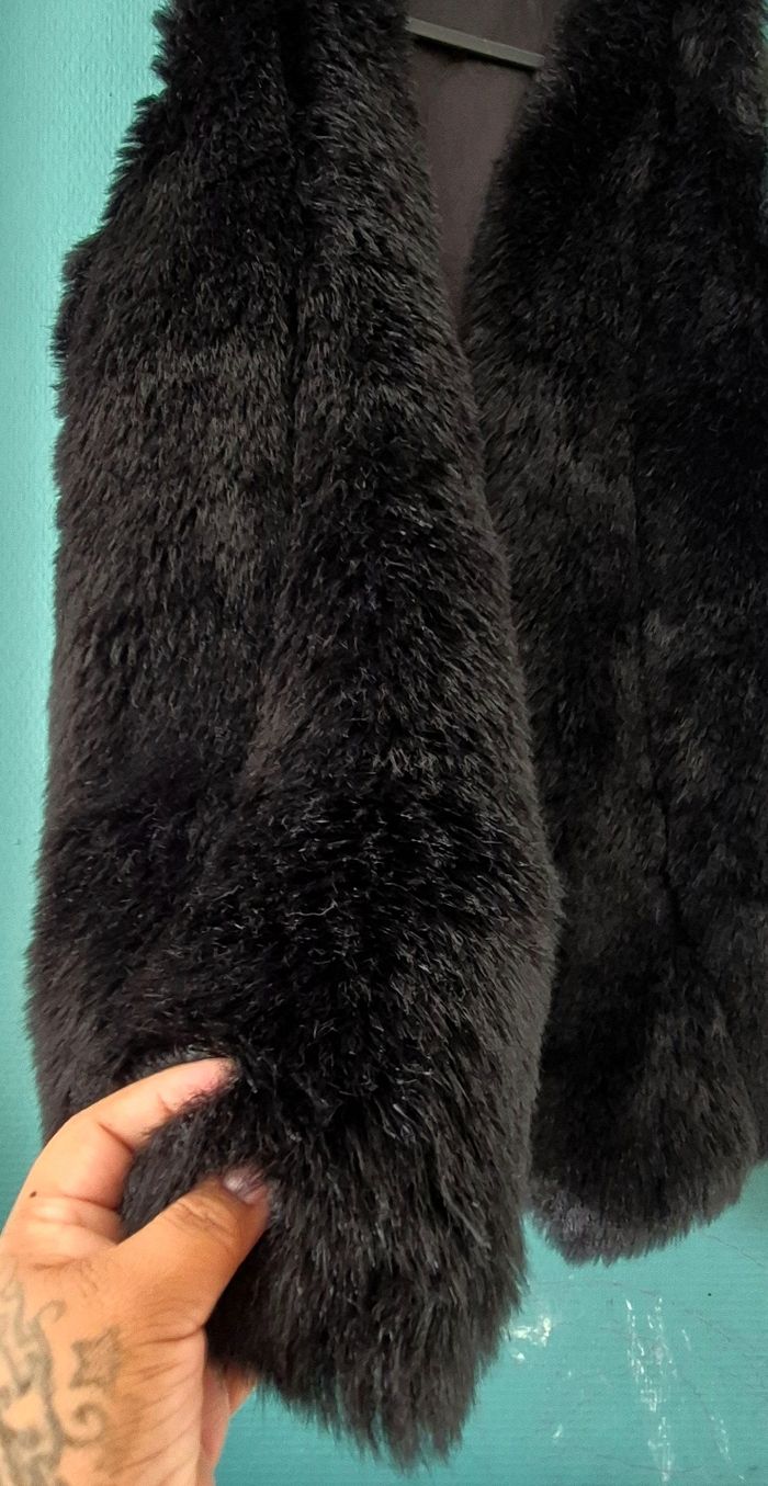 Veste en fourrure ans manche - photo numéro 3
