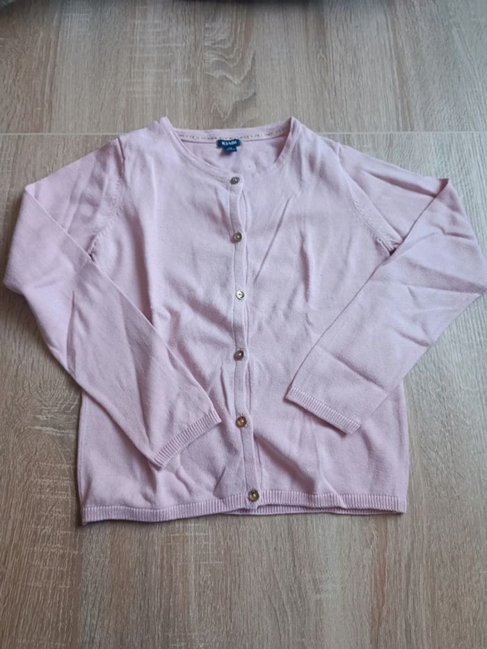 Gilet rose - 8 ans