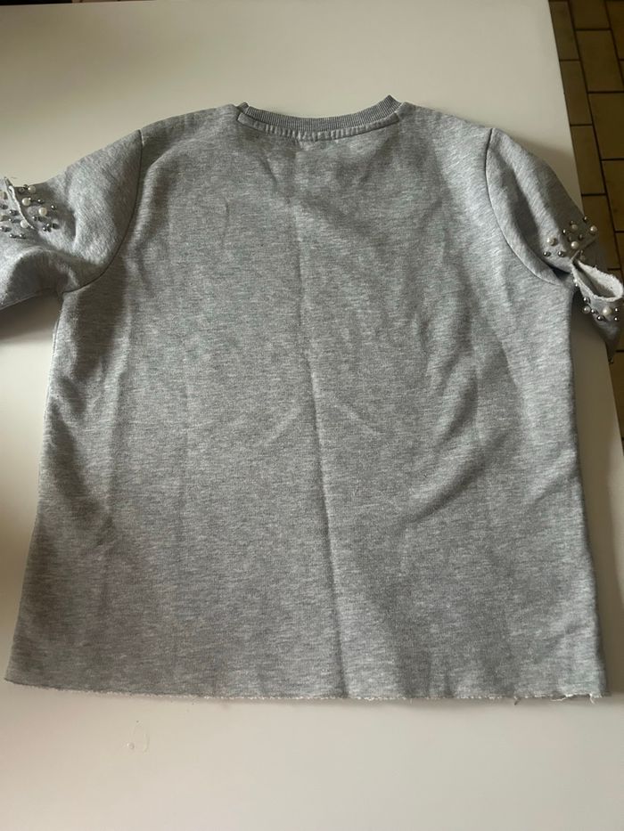Pull Hiver pour femme TRÈS BON ÉTAT taille M couleur gris - photo numéro 8