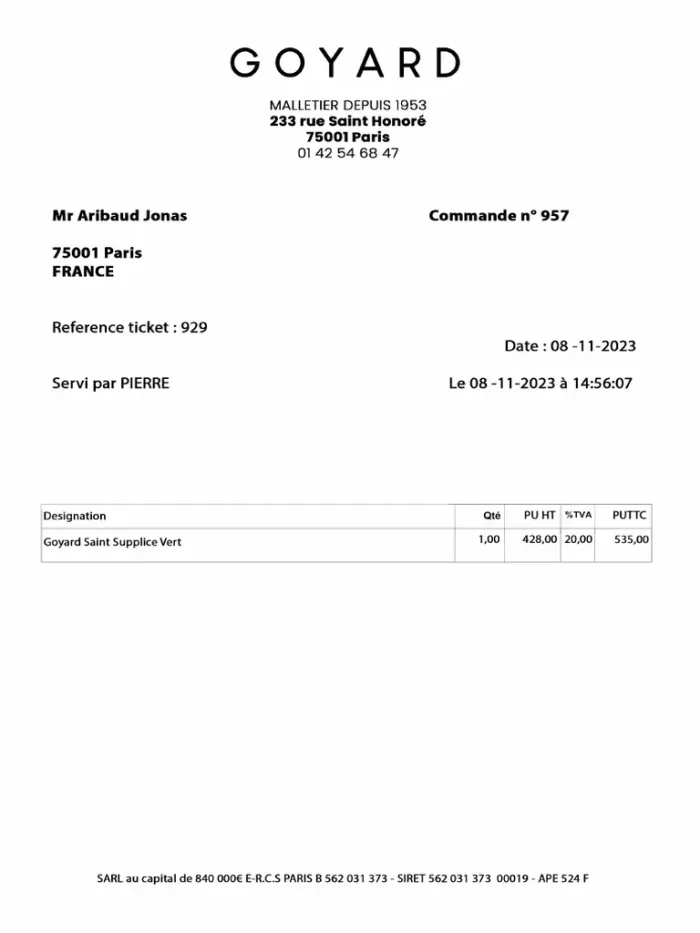 Porte carte Goyard -GOYARD-goyard - photo numéro 3