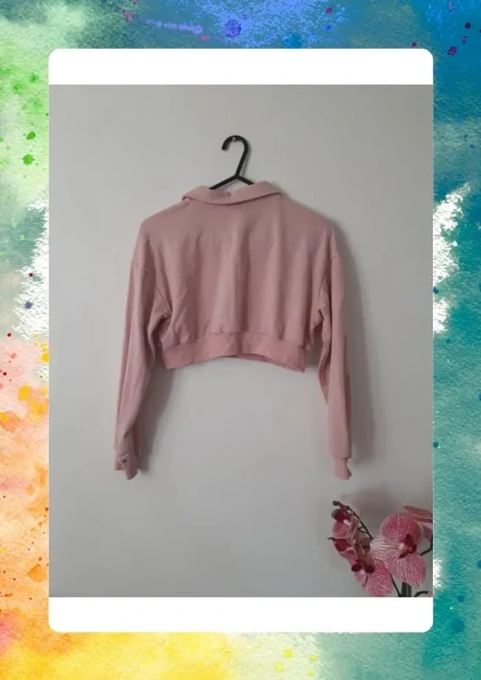 Sweat shirt court 10 ans - photo numéro 4