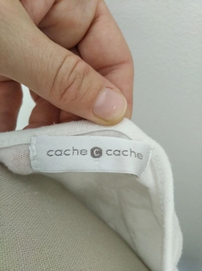 Tee shirt cache-cache tête de mort - photo numéro 3