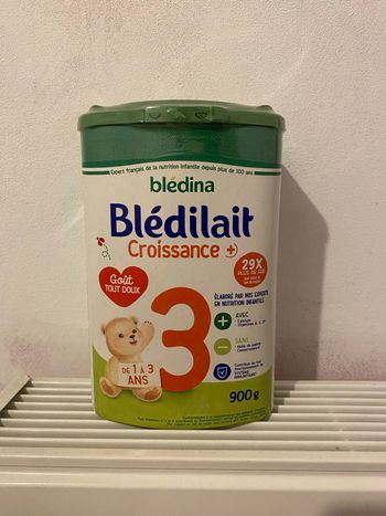 Lait blédilait - 8€ croissance (3ème âge) De 1 à 3 ans  Date : 25-04-2027