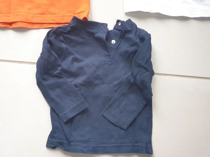 3 T- shirts manche longue 9 mois - photo numéro 7