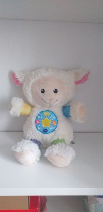 Veilleuse peluche vtech mon mouton comptine calain