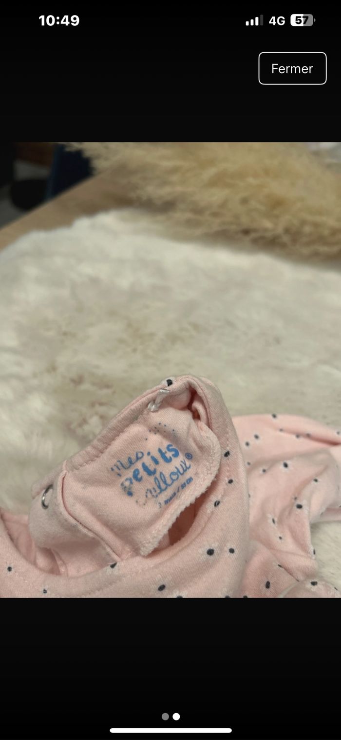 Robe 3 mois mes petits cailloux - photo numéro 2