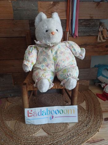 Peluche chat Minouche vintage tbe