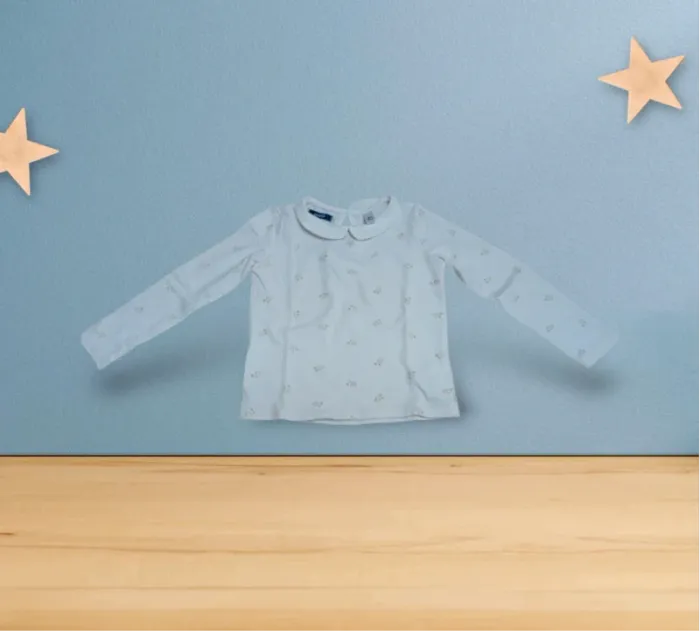 Lot de 2 tee-shirts manches longues fille 4 ans