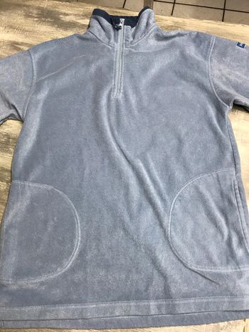 Pull polaire bleu clair