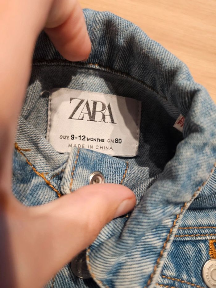 Veste en jeans zara - photo numéro 3