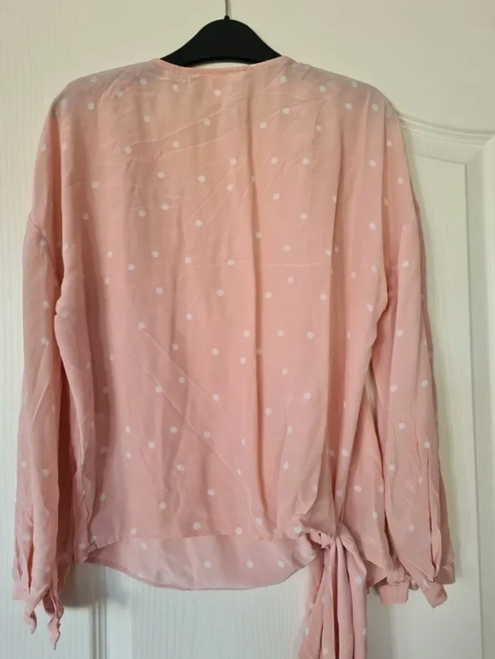 Magnifique blouse porte feuille sezane - photo numéro 4