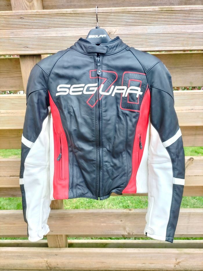 Blouson moto femme Segura T1 en cuir