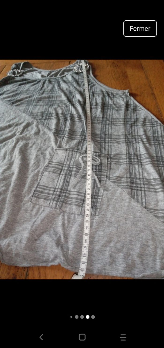 Haut tunique, taille 5 avec strass en 48/50 - photo numéro 6