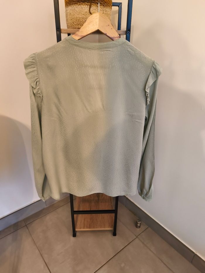 Chemisier Camaïeu vert d'eau - photo numéro 2