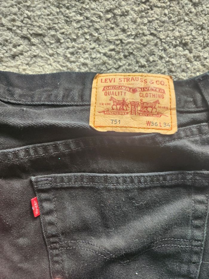 Jean Levi's noir modele 751 W36 L 34 - photo numéro 5