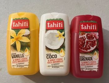 Lot de 3 gel douche Tahiti douche de 250ml chacun