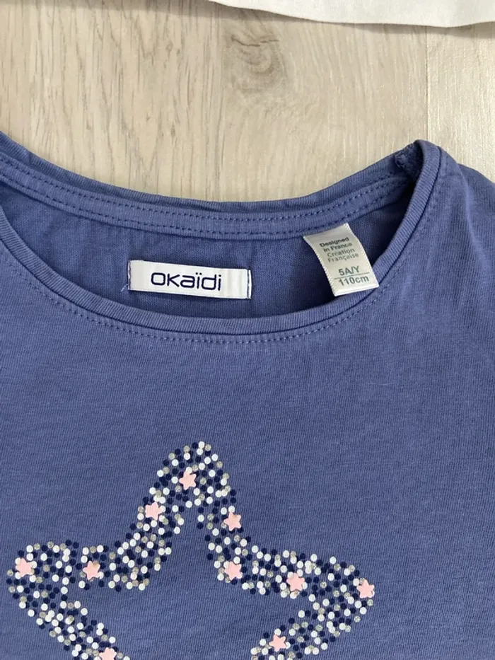 Lot de 4 t-shirts à manches courtes Taille 5 ans - photo numéro 5