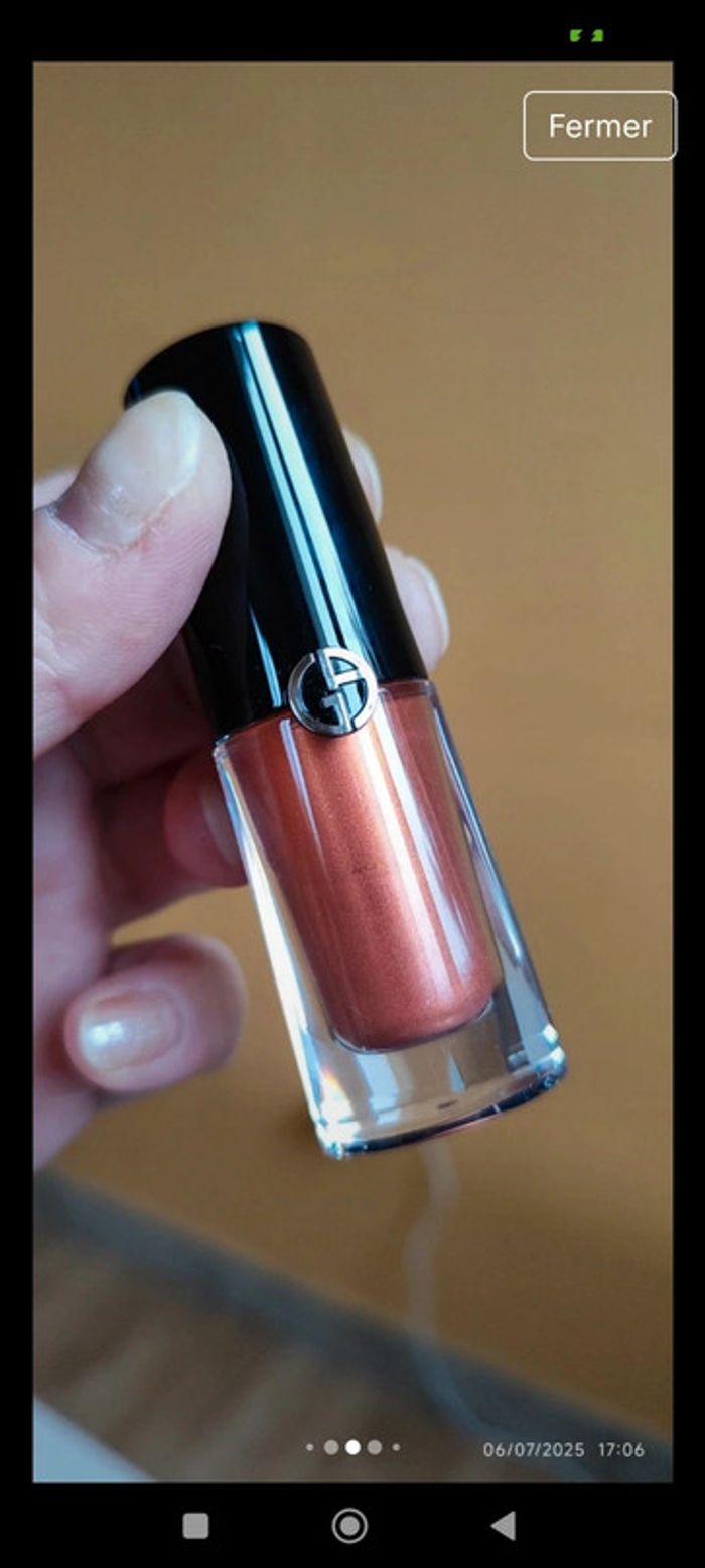 Giorgio Armani Eye Tint Chrome Fard à Paupières liquide Teinte 54 Sienna
Neuf Emballé - photo numéro 5
