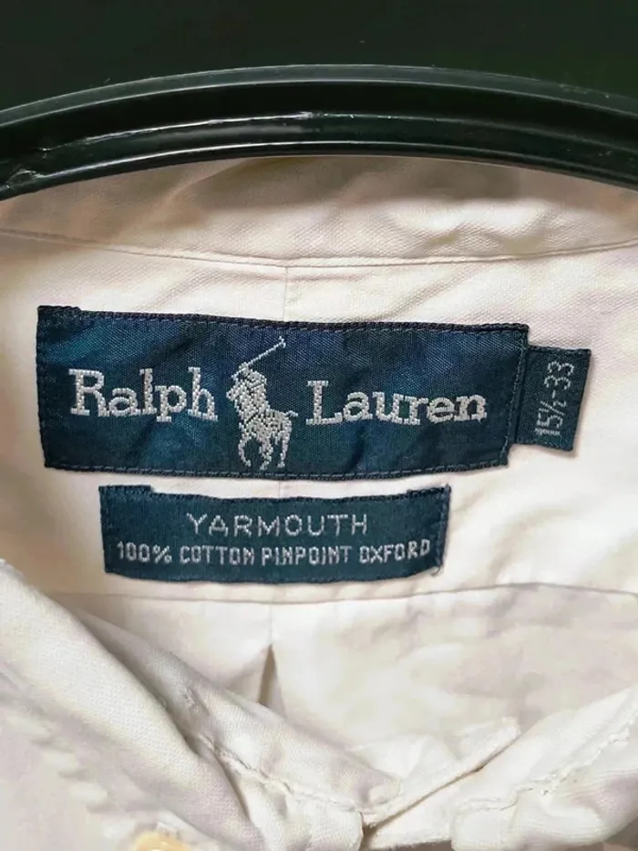 Chemise Ralph Lauren Yarmouth Blanche - Vintage Y2K - Logo Brodé - photo numéro 6