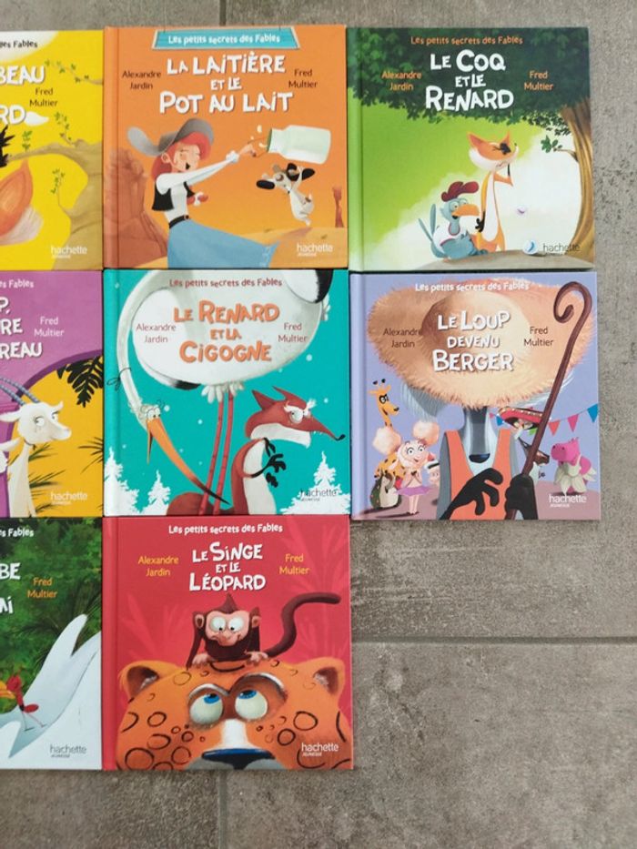 Collection complète macdo les petits secrets des fables - photo numéro 3