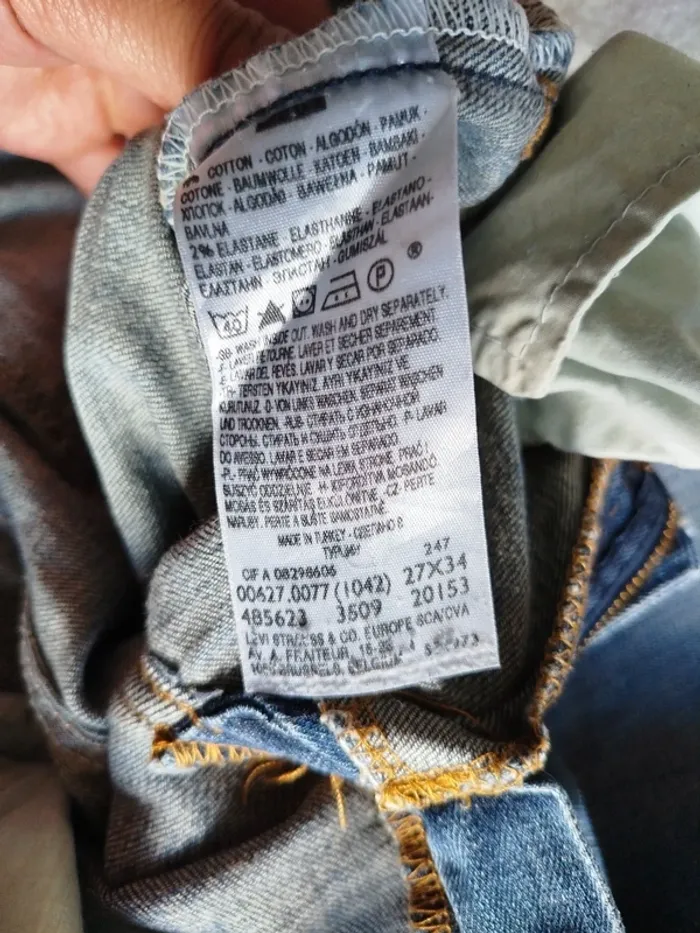 Jean femme Levi's 627 Straight Fit - photo numéro 6
