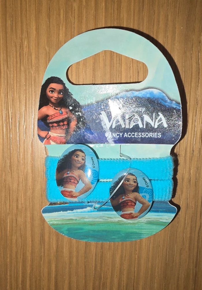 Lot 2 chouchous élastiques Vaiana Neuf