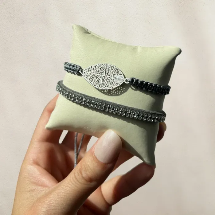 💎 Magnifique duo de bracelets argentés 💎