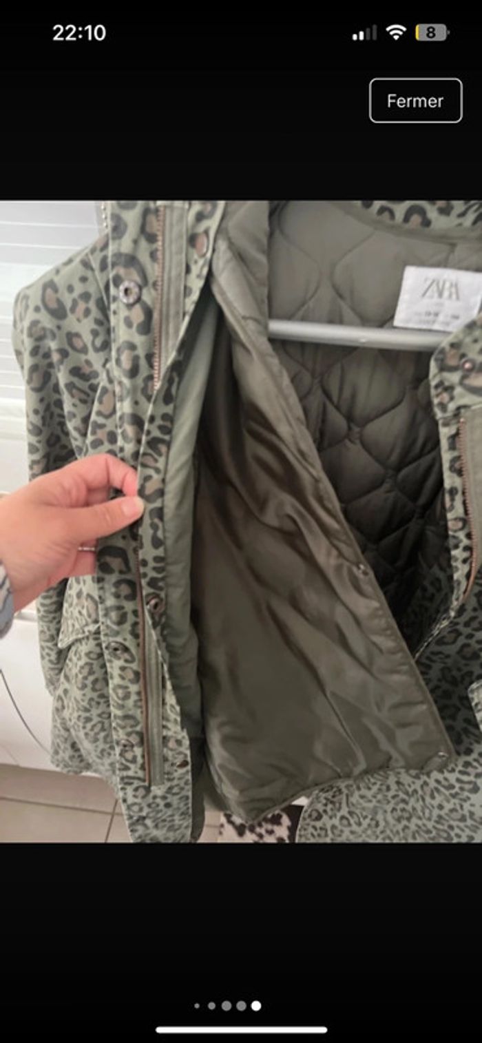 Parka Zara 13/14 ans neuve, avec un gilet amovible intérieur - photo numéro 9