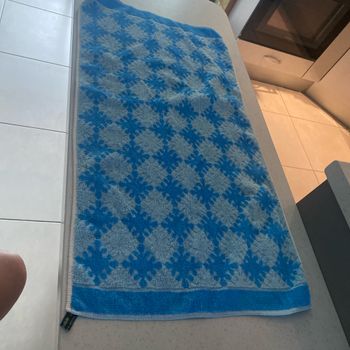 Ancienne Serviette de bain 48 x 83 cm