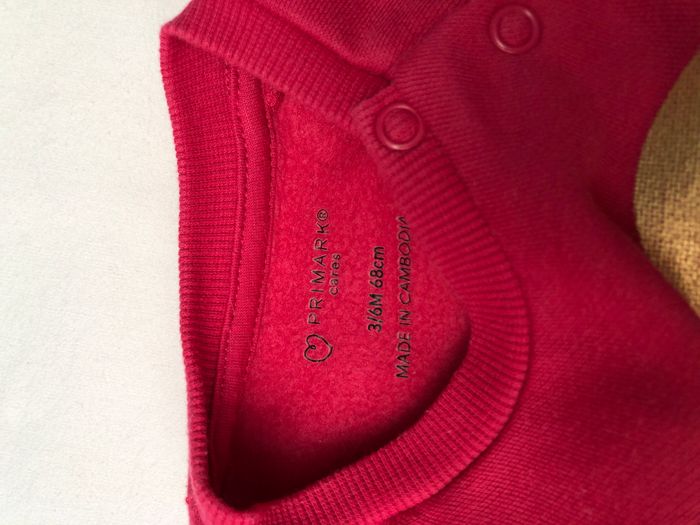 Sweat Primark 3/6 mois - photo numéro 3