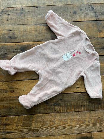 Pyjama velours 1 mois