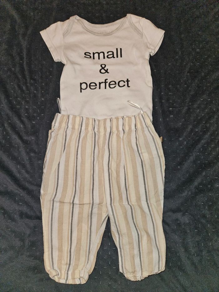 Pantalon + body bébé - photo numéro 2