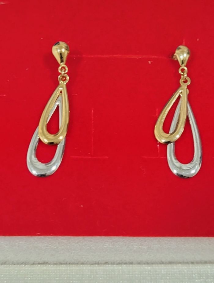 Boucles d'oreilles Pendantes en or 375/9 carats - photo numéro 7