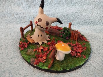 Diorama mimiqui pokémon 