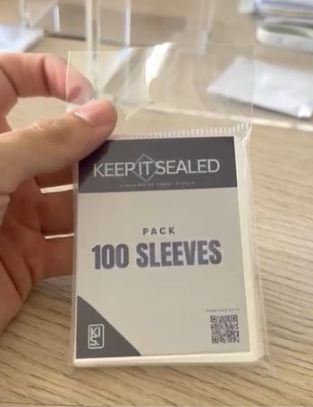 Pack 100 Sleeves Premium Keep It Sealed KIS Sleeves MultiTCG Pokémon Protection