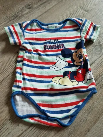 Bodie manches courtes Mickey 12 mois