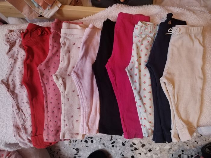 Lot de 10 leggings 18 mois