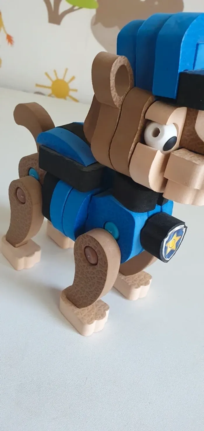 Décoration puzzle mousse pat patrouille - photo numéro 3