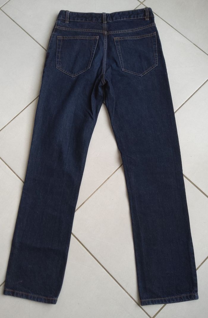 Pantalon jean bleu foncé garçon, taille 36 ,REGULAR  " KIABI " - photo numéro 6