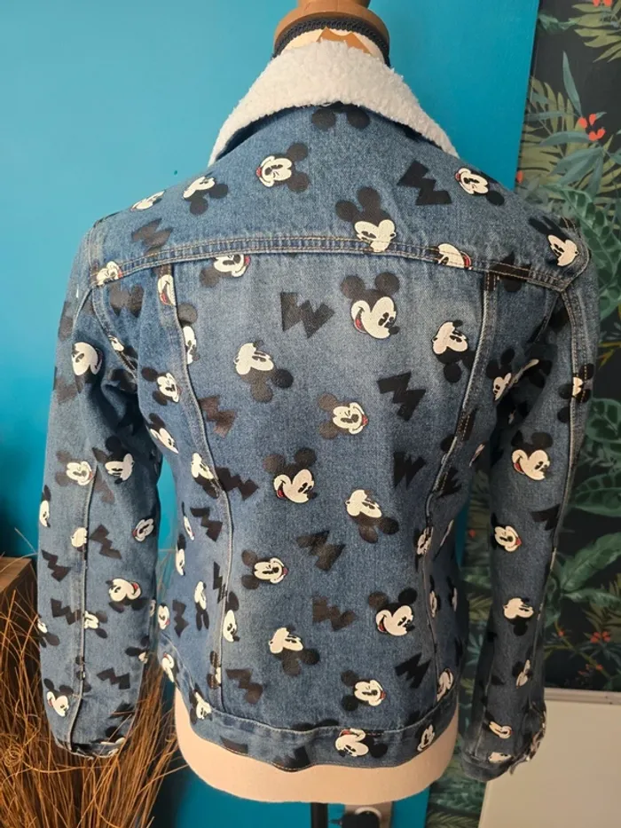 Veste en jean disney taille XS - photo numéro 2