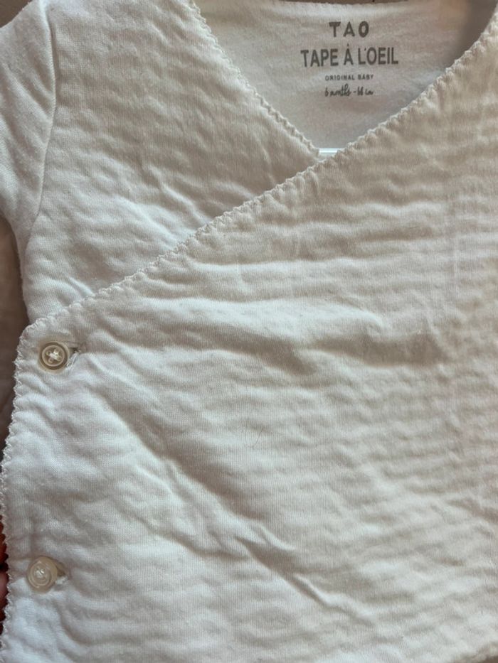 Très joli cœur croisé blanc 6 mois tape à l’œil - photo numéro 2