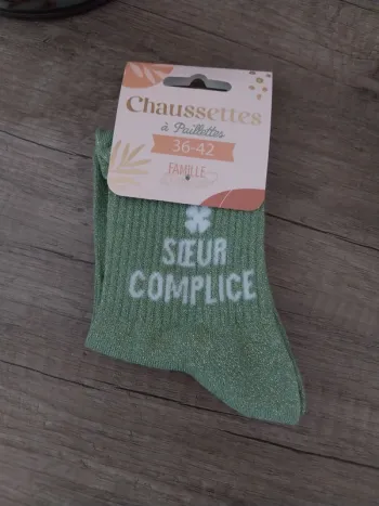 Chaussettes à paillettes Sœur Complice