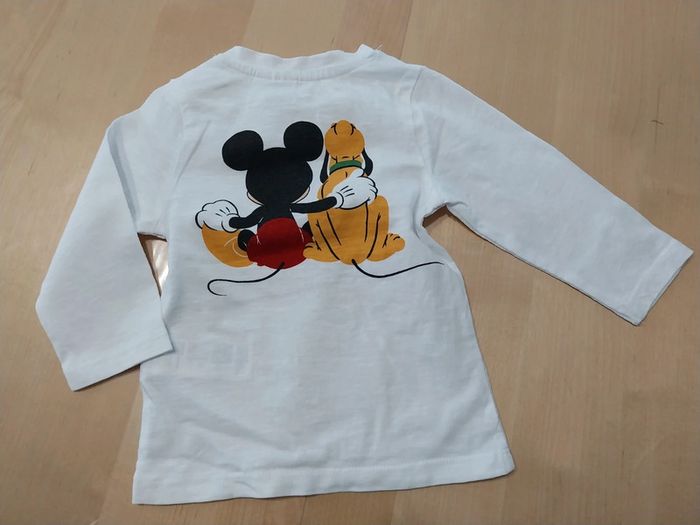 Pull fin bébé 6 mois Disney baby Mickey et Pluto - photo numéro 3