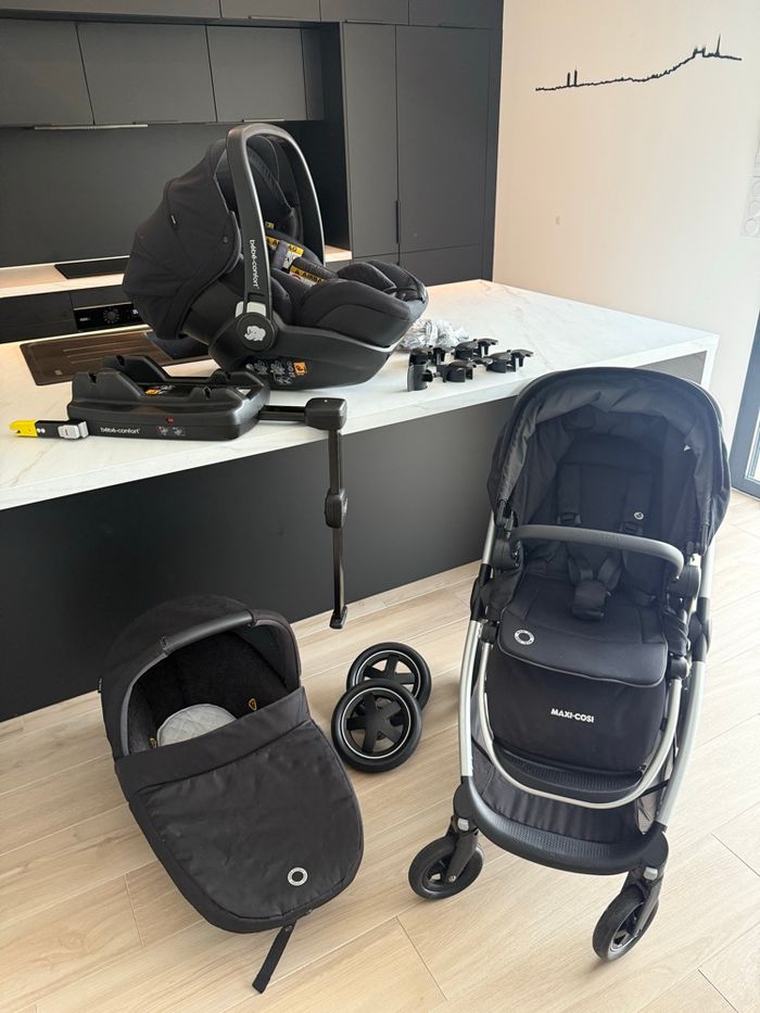 Trio maxi cosi poussette nacelle cosi isofixe - photo numéro 9