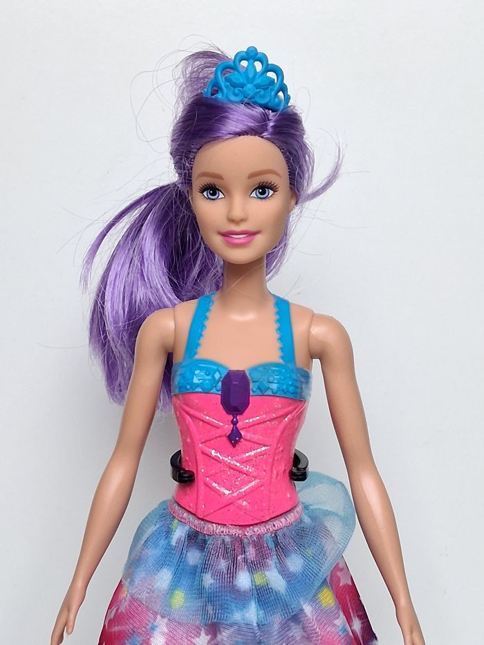 Poupée Barbie Dreamtopia fée aux Cheveux Violets gjk00 - photo numéro 2